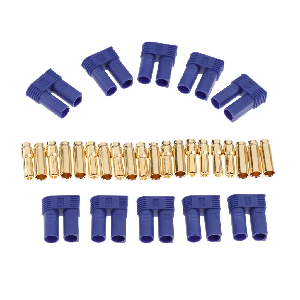 新品耐久性のある 5 ペア EC5 5mm バナナプラグメスオス RC ESC LIPO 用