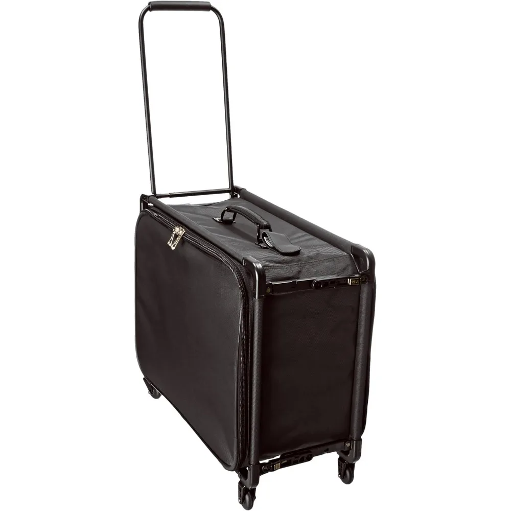 

TUTTO 24 Inch Small Pullman With Garment Bag, Black, One Size