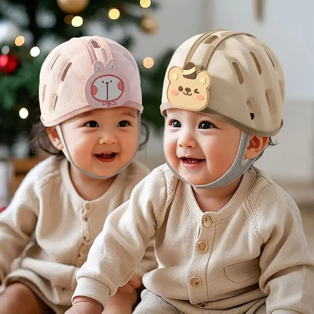 Soft Baby Head Protector Adjustable 360° Head Protection Baby Safety Helmet Collision Prevention No Bump Infant Bumper Bonnet