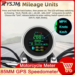 Motorcycle Instrument Digital Speedometer Tachometer Odometer Motor Fuel Level Tire Pressure Gauge For Suzuki GN125 GN 125