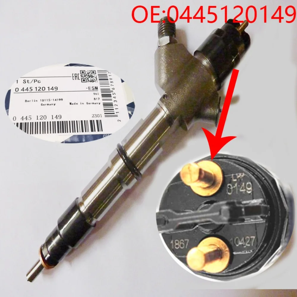 0445120149 Common rail injector is suitable for Bosch Weichai diesel engine injector assembly 0 445 120 149