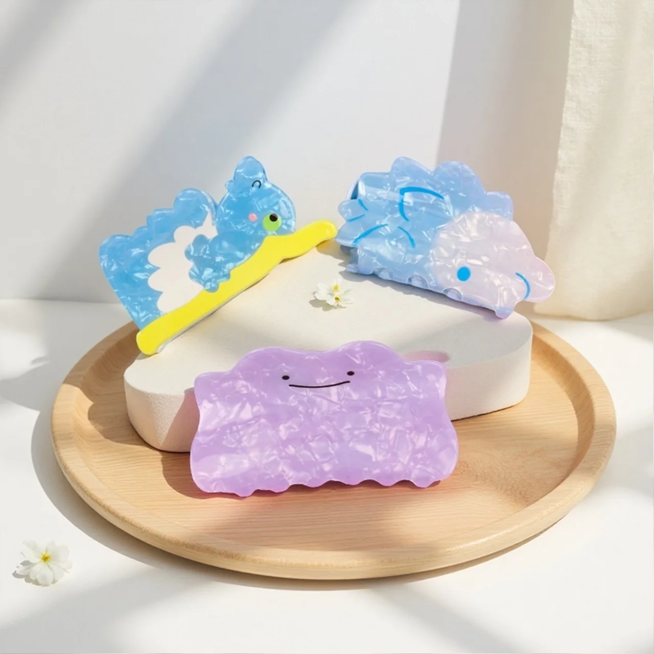 1PC/3PCS/6PCS 포켓몬 귀여운 만화 캐릭터 머리 발톱, 다기능 여성 헤어 액세서리