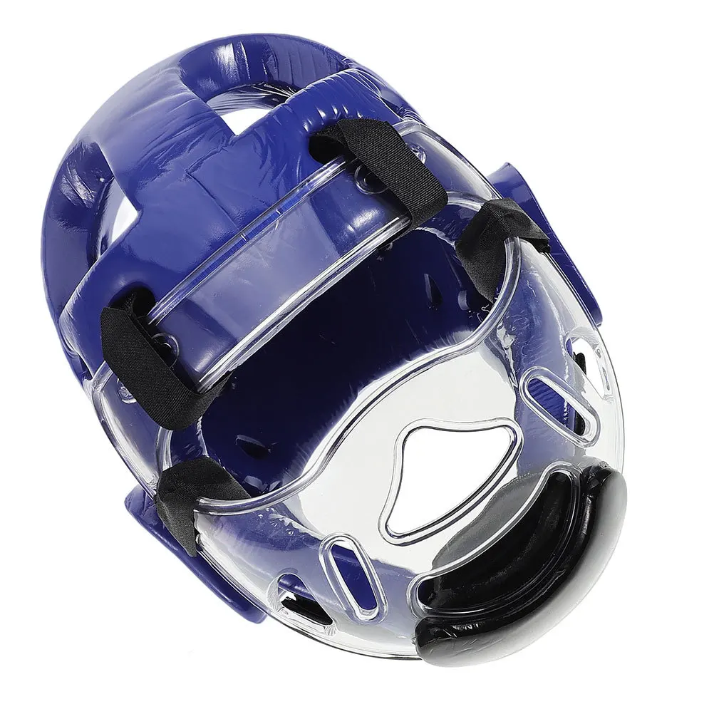 

's Fighting Head Protection Wrestling Headgear Blue Sponge Karate