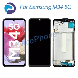 for Samsung M34 5G LCD Screen + Touch Digitizer Display 2340*1080 SM-M346B/B1/DS M34 5G Screen display LCD