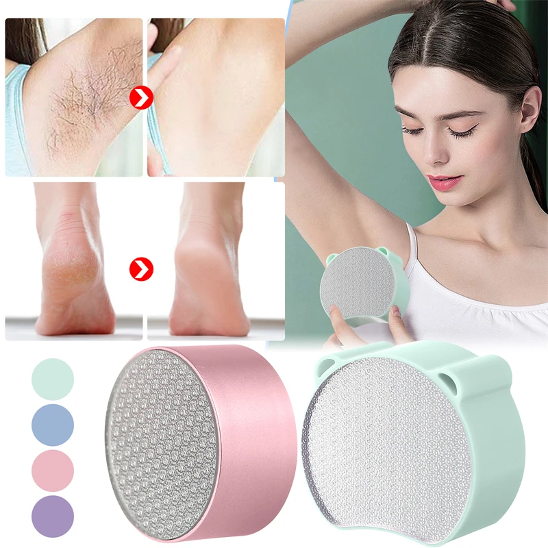 Nano Glass Hair Grinder Foot Grinder Manual Physical Safe Epilator Easy Cleaning Reusable Epilator Tool Crystal Hair Remover