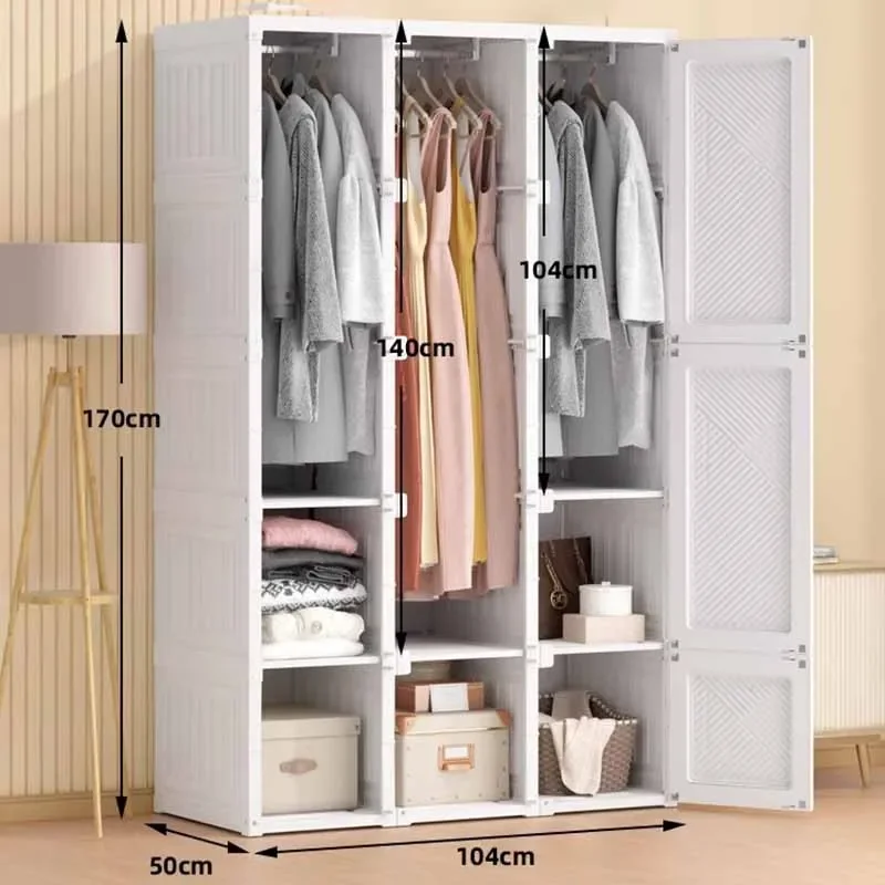 Wooden Organizer Wardrobe Storage Closet Child Bedroom Folding Wardrobe Shirts Luxuryschrank Kleidungnordic Furniture Bedroom