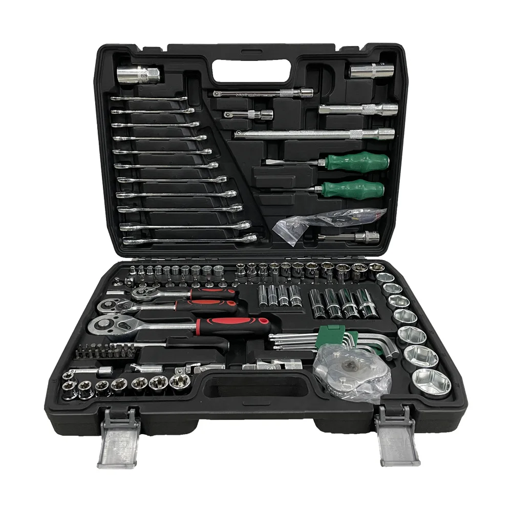 

Professional Manual Socket Wrench Combination Tool Set for Auto Repair Disassembly Household Hardware Repair Kit