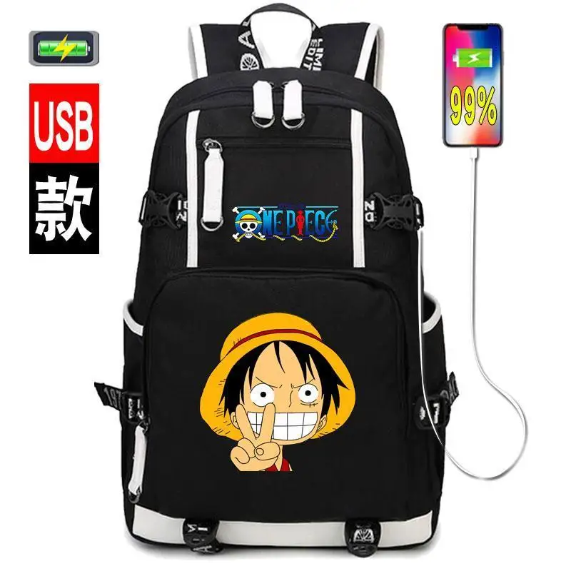 One Piece Schoolbag Luffy Sauron Joe Balluff Anime Peripheral Backpack Male and Female Student Backpack