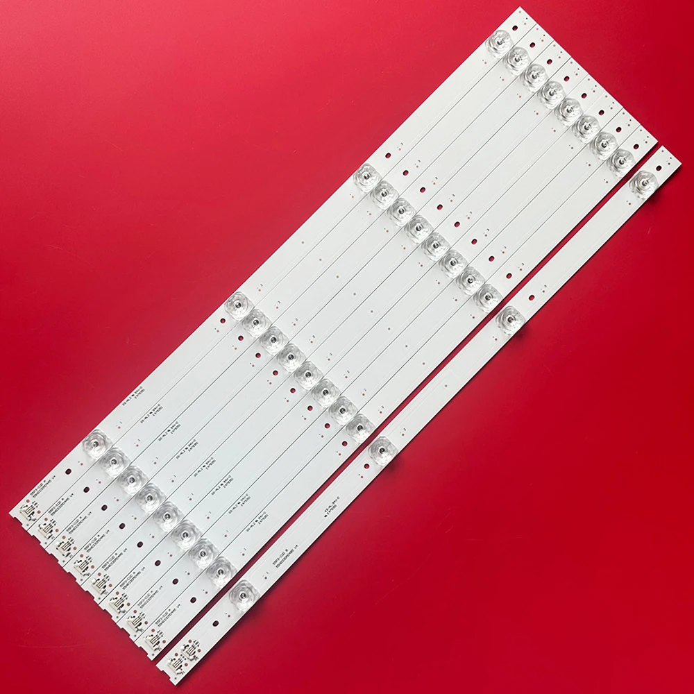 9/18Pcs LED Backlight Bar StripFor TCL 55HR330M04A5 V4 55HR330M04B5 4C-LB5504-HR15J 55