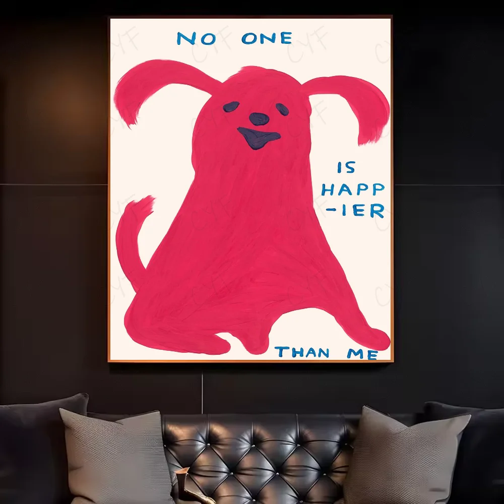 David Shrigley Artwork Poster HD art sticky wall waterproof home living room bedroom bar aesthetic decoration - Image 6