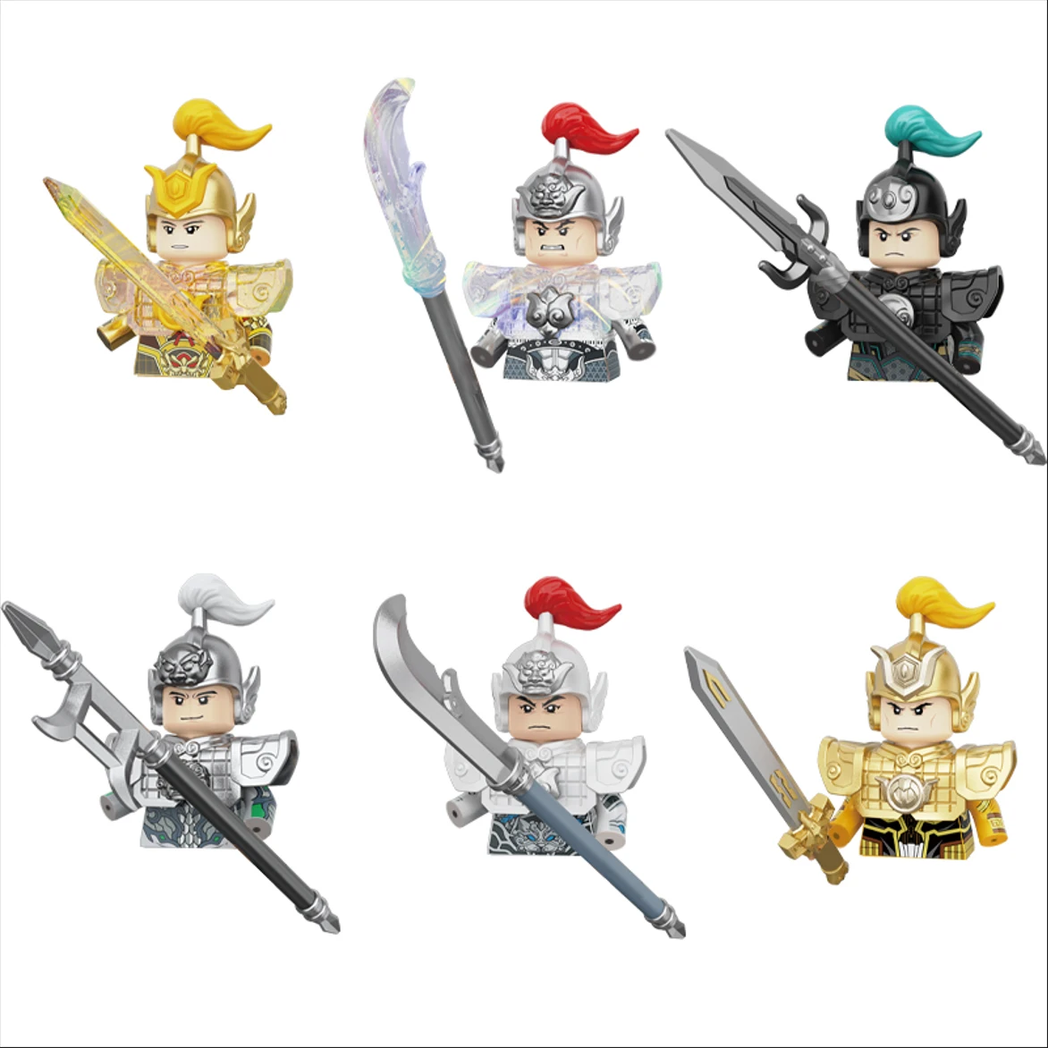 New Journey To The West Heavenly Palace Soldiers Generals Minifigure Models Kids Toys Building Blocks Gift Boys Girls Juguetes