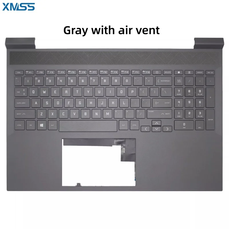 Brand New For HP Victus 16-D 16-E TPN-Q263 Q264 Palmrest Cover With US Keyboard