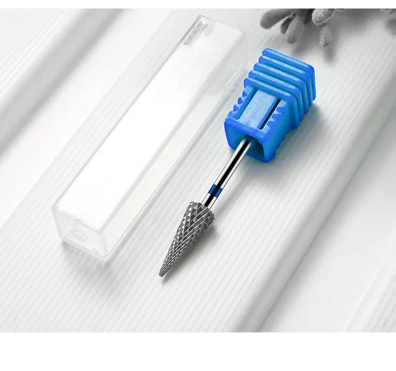 Tip Tungsten Carbid Nail Drill Bits Electric Manicure Drill Accessory Milling Cutters for Nail Gel Polish Remover Nail Tools