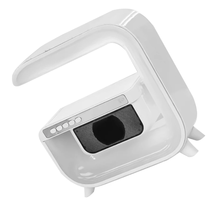 LED Nightstand Light Charging Pad BLE5.3 Alto-falante sem fio despertador