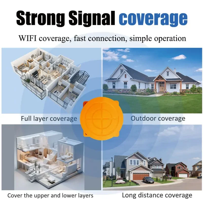 

Moray ME201W Liquid Level Sensors Water Level Monitor Tuya Smartlife APP WiFi Ultrasonic Level Indicator Sensor