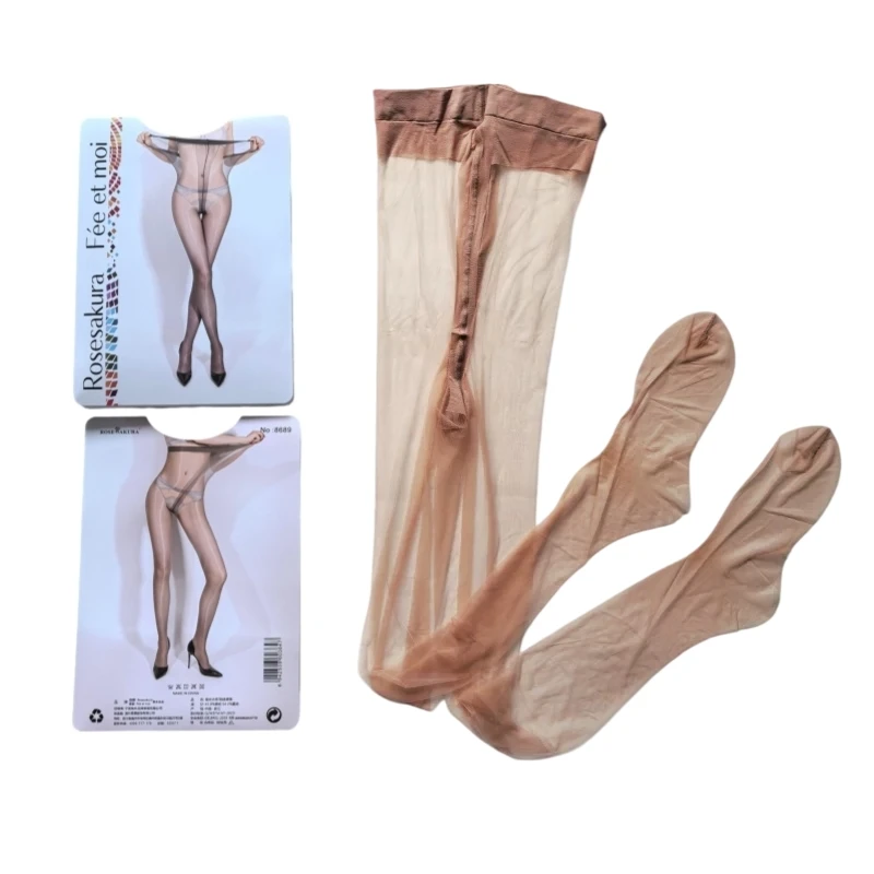 Women Large Size Stretchy High Waist Foot Shaped Tights With Original Package 5D 480 Pin Ultra Thin Transparent Pantyhose