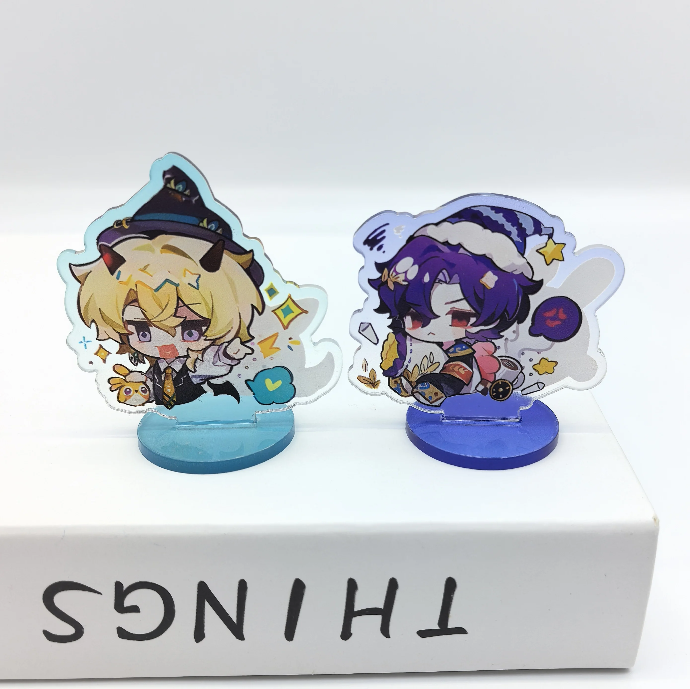 1Pc Anime Games Honkai: Star Rail Sunday Aventurine Dr. Ratio Boothill Cute Mini Cartoon FiguresPlaque Room Desktop Decoration