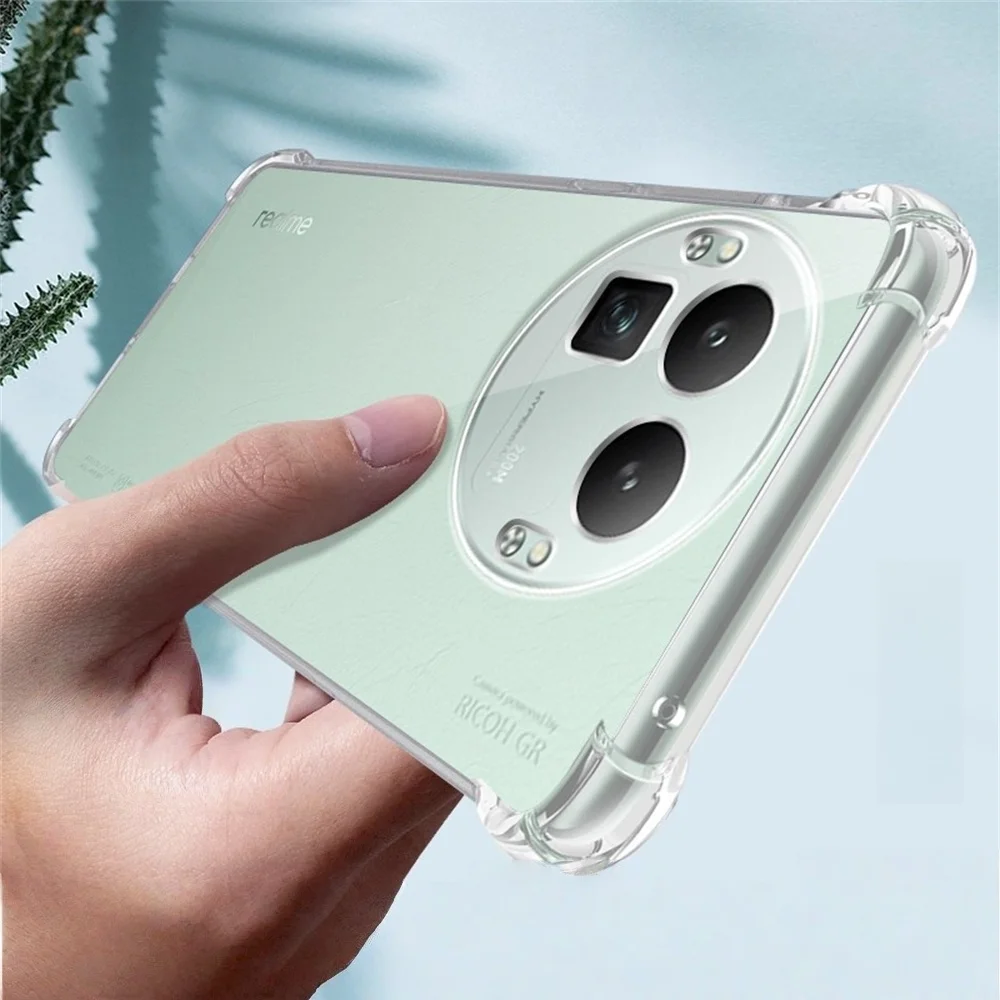 Stoßfeste Transparente Handyhülle für Realme GT 8 7 5 2 Pro Weiche Klare Schutzhülle für Realme Neo 5 3 3T 2T 2T 5G Funda
