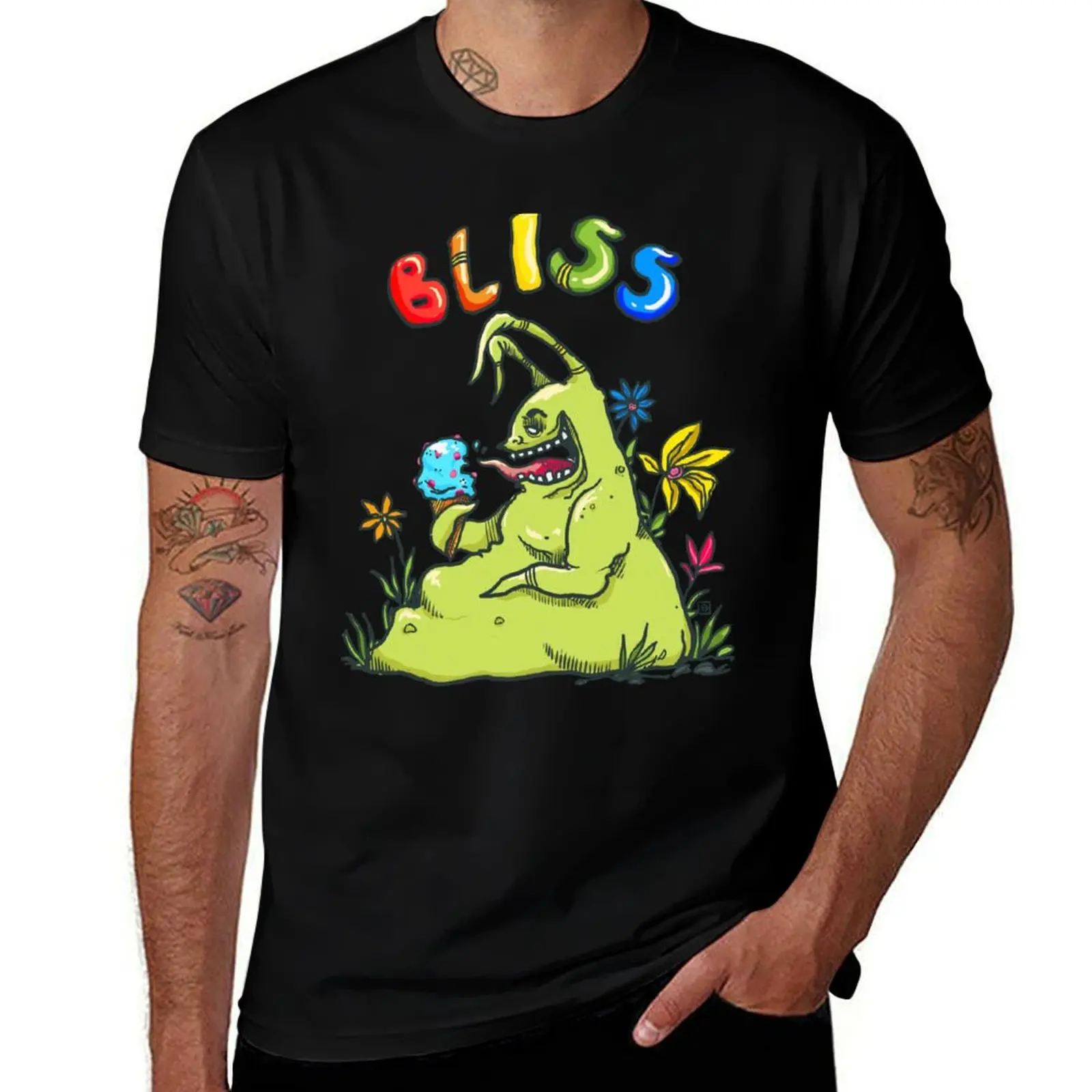 T-shirt Bliss grande taille coupe ample