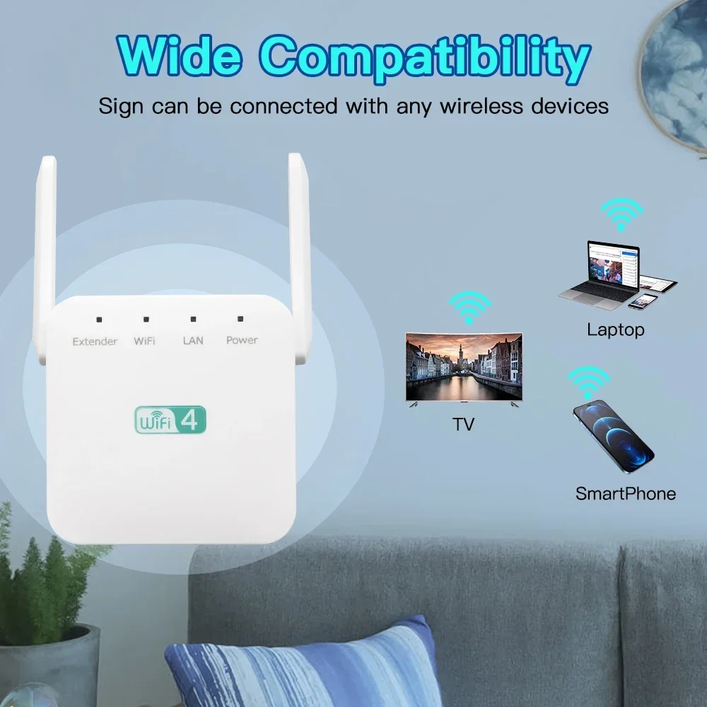 

FSU 5G WiFi Repeater Wifi Amplifier Wifi Extender Network Wifi Booster 1200Mbps Long Range Wireless network internet Repeater