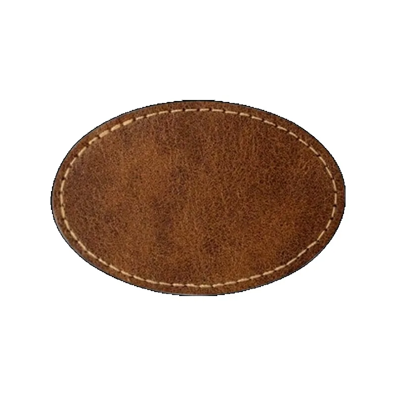 10 Uds. Logotipo impreso personalizado DIY cuero Artificial PU ropa sombrero parche autoadhesivo etiqueta de goma accesorios de ropa