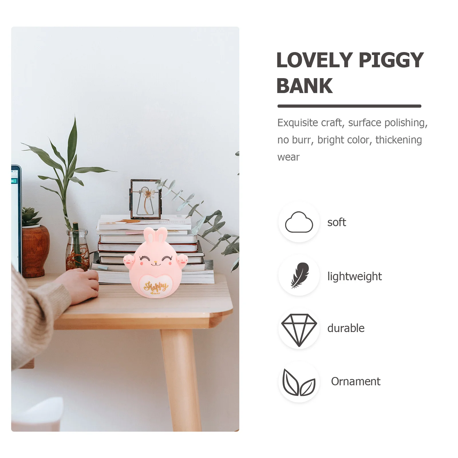

Hexagon Dragon Cartoon Piggy Bank Lovely Pig Shape Coin Storage Pot Children Desktop Saving Money Bank Pig Shape Coin Banks