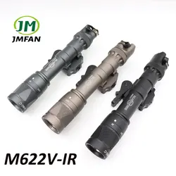 SOTAC M622V LED IR Lighting Tactical Flashlight Surefire Scout Light With ADM Weapon Mount Fit 20mm Rail Hunting