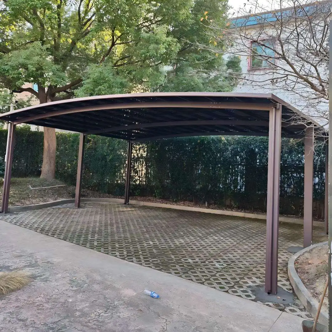 Fashionable High Quality Outdoor Car Shelter Easy Installation Heavy Duty Aluminum Frame Acrylic Car Parking All Weather Carport