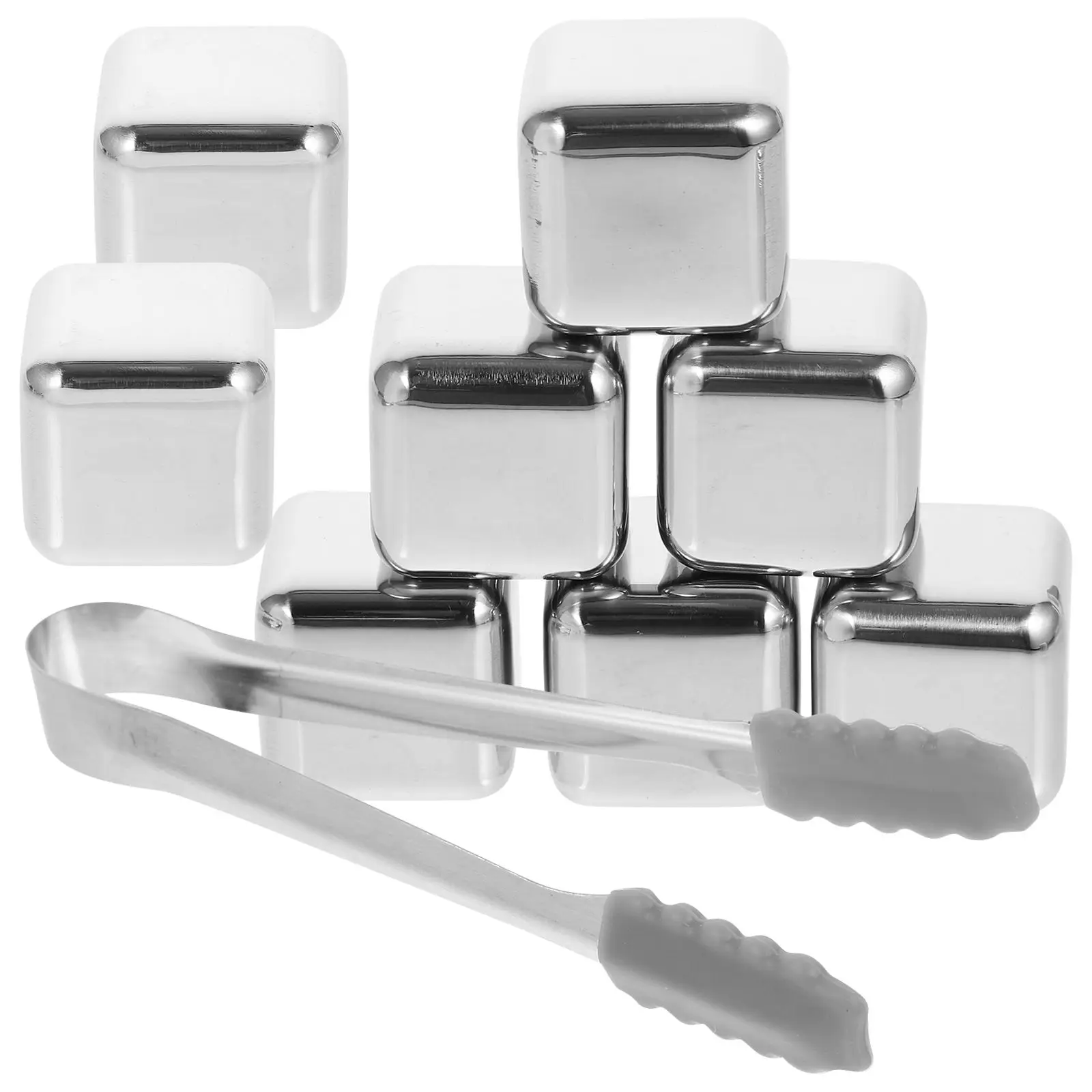 

Practical Ice For Whiskey Stainless Steel Drinks Reusable Block