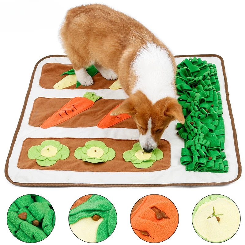 

Field Vegetable Field Pet Sniffing Mat Boredom Solo Dog Toy Blanket Hide Food Consume Energy Slow Food Training Sniffing Mat