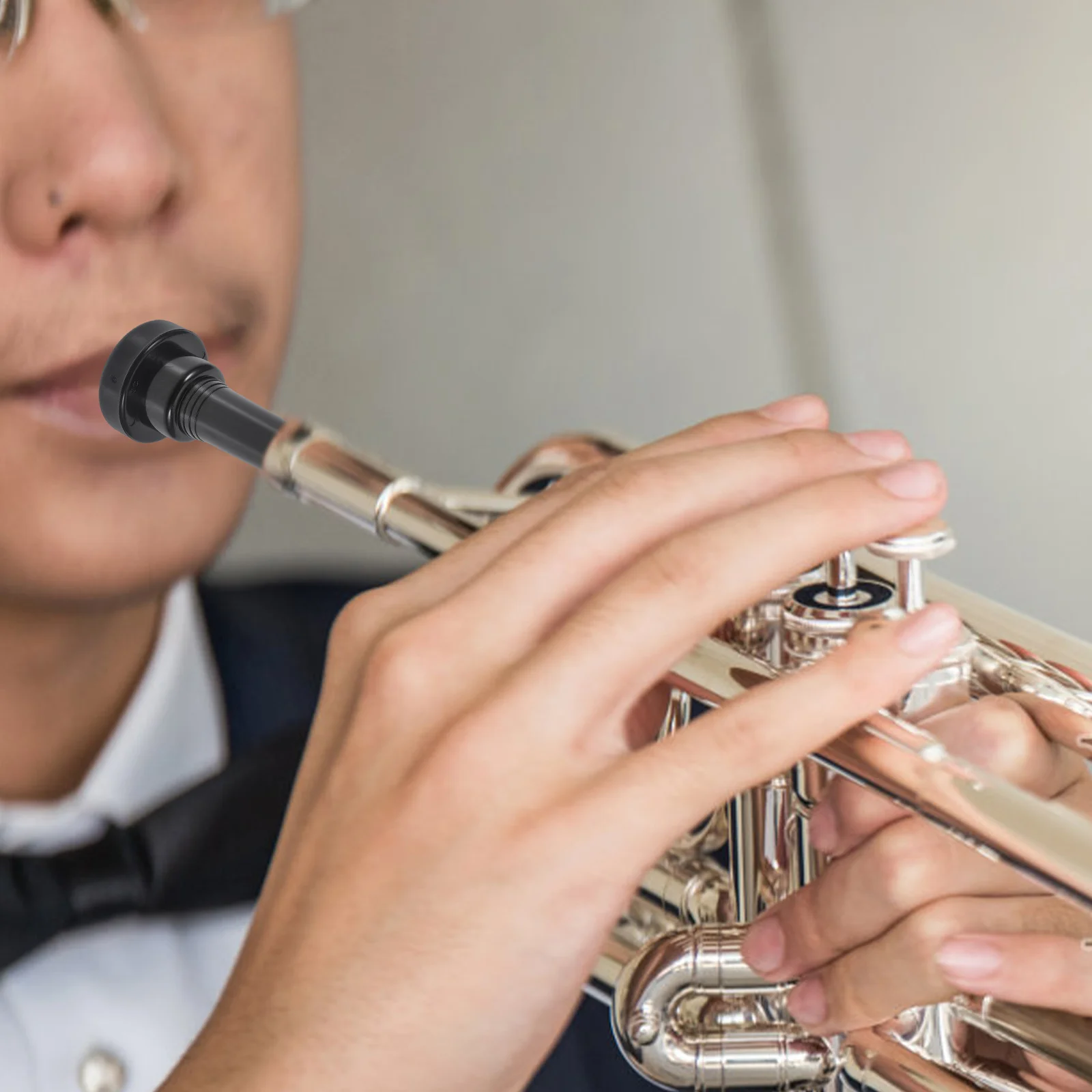 

Trumpet Mouthpiece Replacement 1 Piece Smooth Finish Resistant to Deformation Ideal for Practice Performance Suitable All Skill