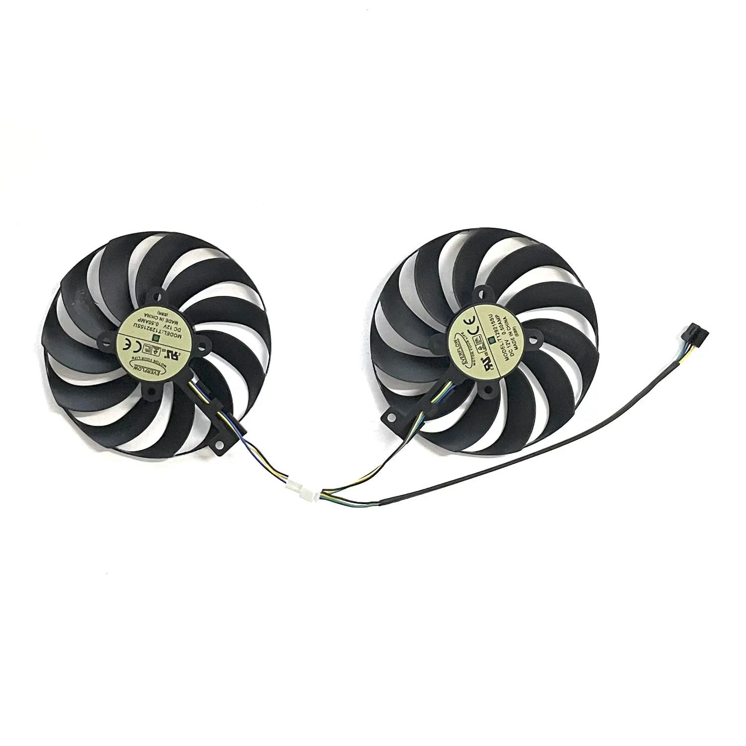 T129215SU FDC10U12S9-C 95MM 4PIN jas5700XT GPU Ventilateur de Remplacement pour Bali Radeon Rx 5600 5700 Xt touristes Evo OC ventilateur graphique