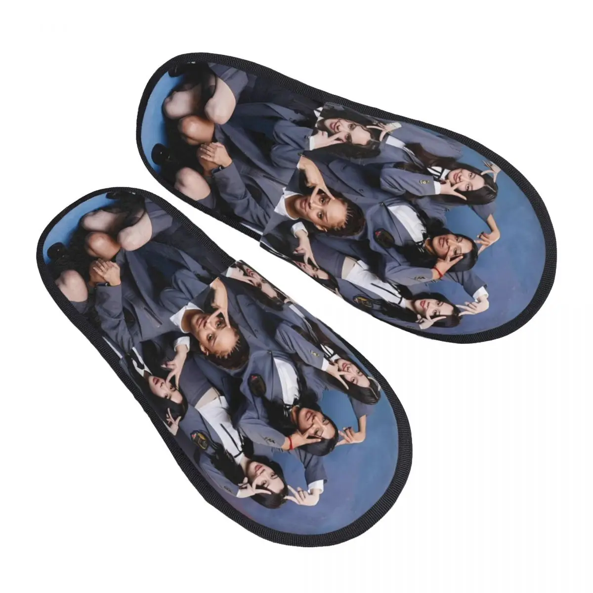 

Katseye Kpop House Slippers Anti-skid Yoonchae Megan Soft Memory Foam Slippers Living Room