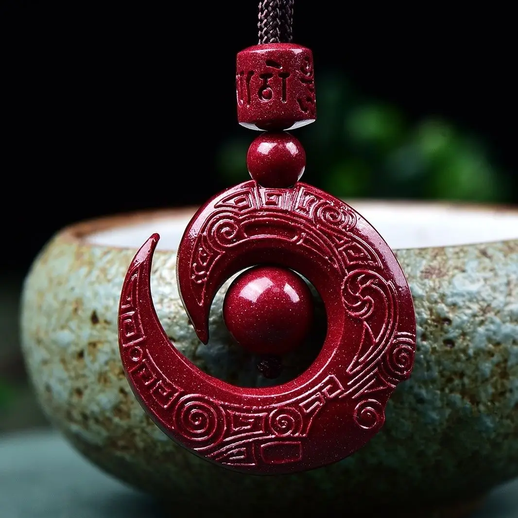 

Кулон «Киноварь Times Come and Go» Натальный год Фиолетовый золотой песок