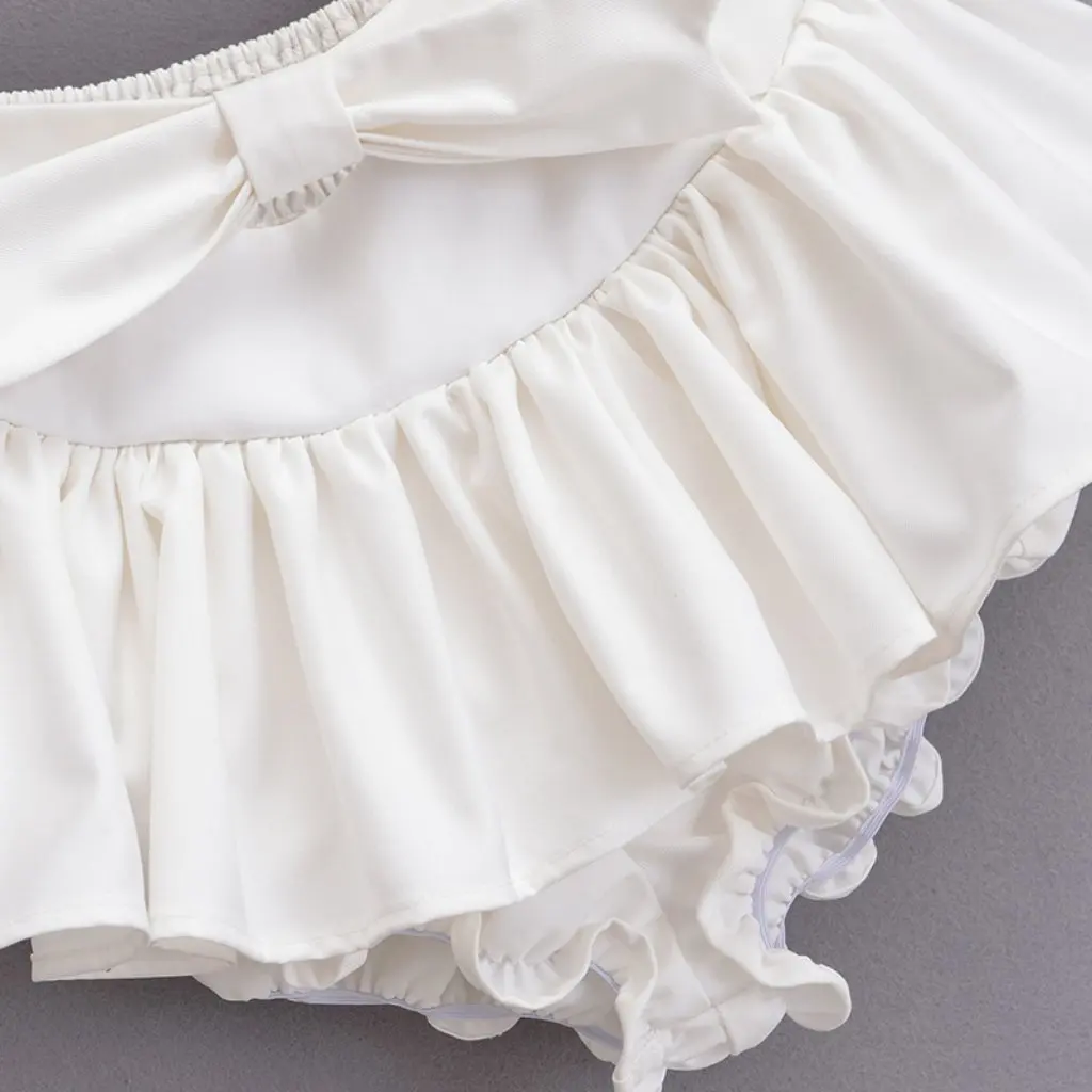 

Women's Ballet Style Bow Tutu Skirt Pants Low Waist Ruffled A-Line Short Skirt Sweet And Spicy Summer New Hot Girl Fashion