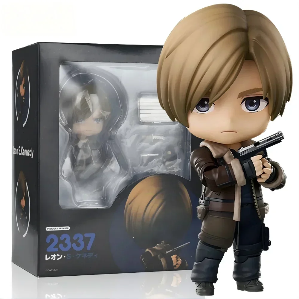 

Hot Aixlan #2337 #2761 Leon Scott Kennedy Figure 10cm Q Version Cute PVC Action Figure Amine Birthday Gift Collectible Figurine