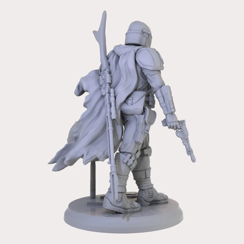 1/24 Schaal 75mm Hight Hars Figuur Alien Mech Warrior Model Kit Ongemonteerd en Ongeverfd 3D printen Garage speelgoed 091