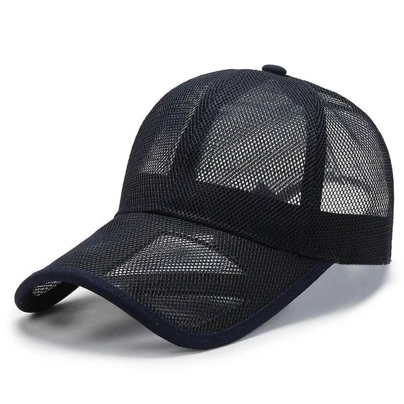 Summer Men Hat Openwork Brim Breathable Mesh Cap Outdoor Sports Sunscreen Baseball Women Sunhat