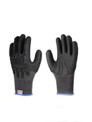 TPE 330 Mechanical Gloves back of hand Anti-smash palm non-slip Strong grip application widely rescue damping protective gloves