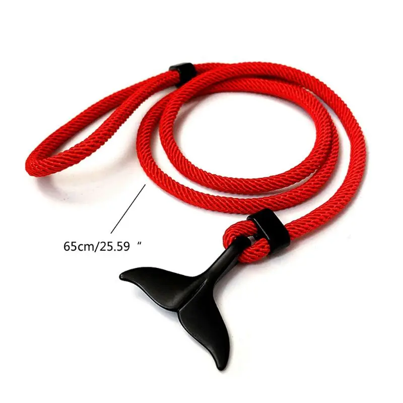 Trendy Bracelet Handmade Whale Tail Rope String Jewelry for Unisex