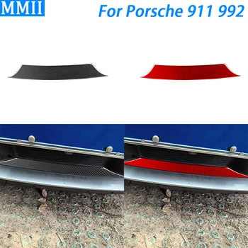 포르쉐 911 992 2019-2024 리얼 탄소 섬유 앞 범퍼, 공기 흡입구 베이스 커버, 장식 자동차 장식 액세서리 스티커