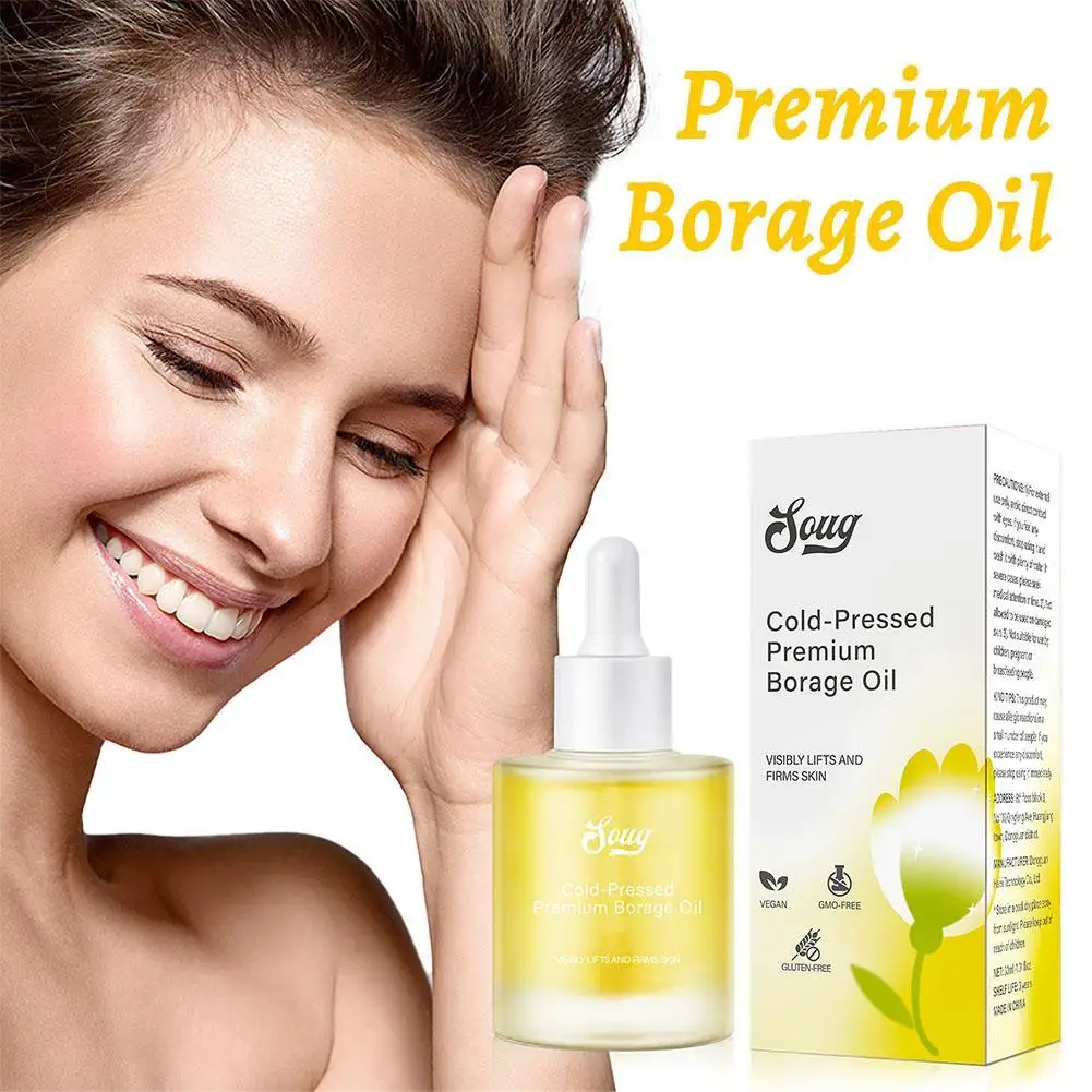 Evening Primrose Oil Deeply Nourishing Smooth Fine Lines Wri-nkles Removal Reduce Dryness Anti-Ag-ing Repairing Facial Essence