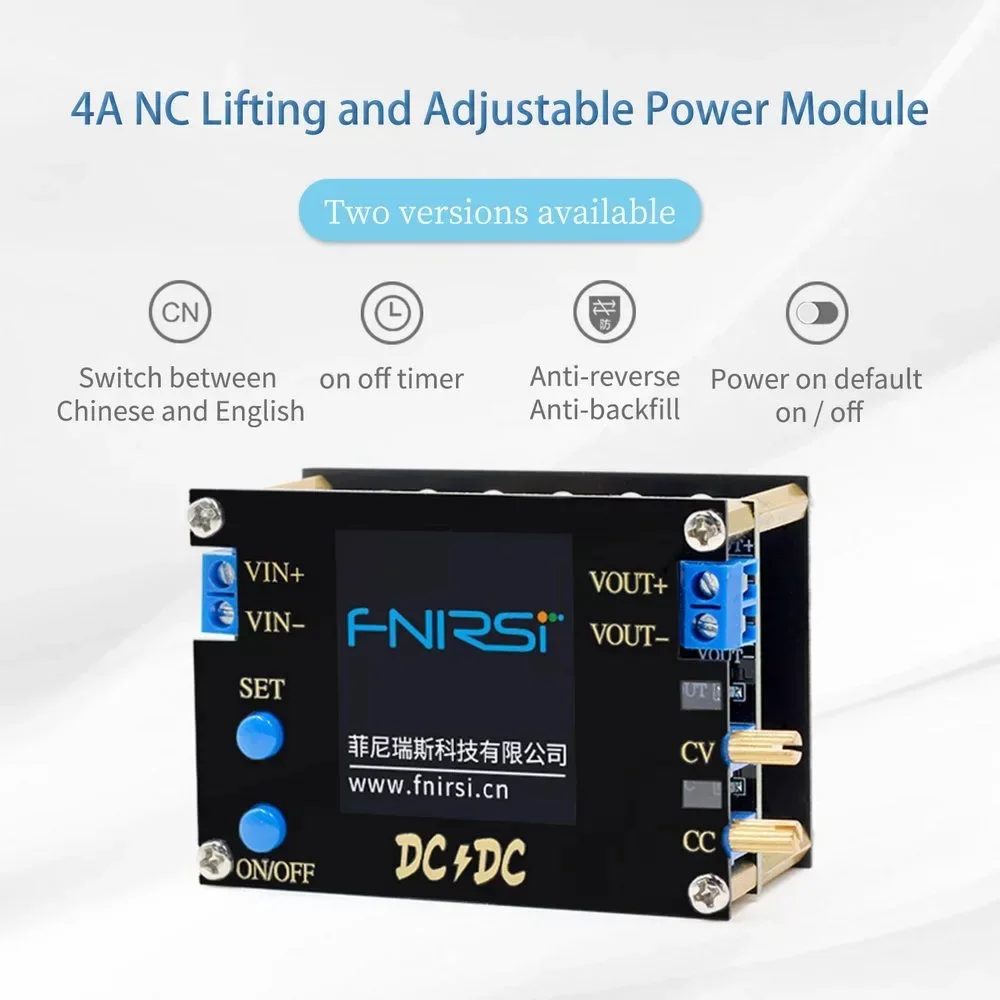 0.5-30V 4A 35W(4A 50W) DC DC Adjustable Boost/Buck Converter CC CV Power Module