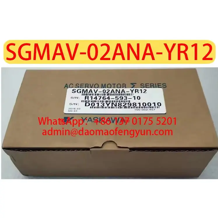 1-year warranty SGMAV-02ANA-YR12 Brand New Servo Motor Fast shipping，SGMAV 02ANA YR12
