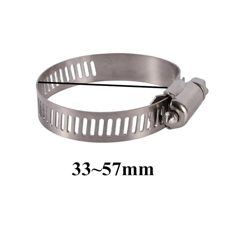 New Aluminum Tube Connector Watering Trees Agriculture Hose Connector With Hose Clamp Pipe Coupling Adapter