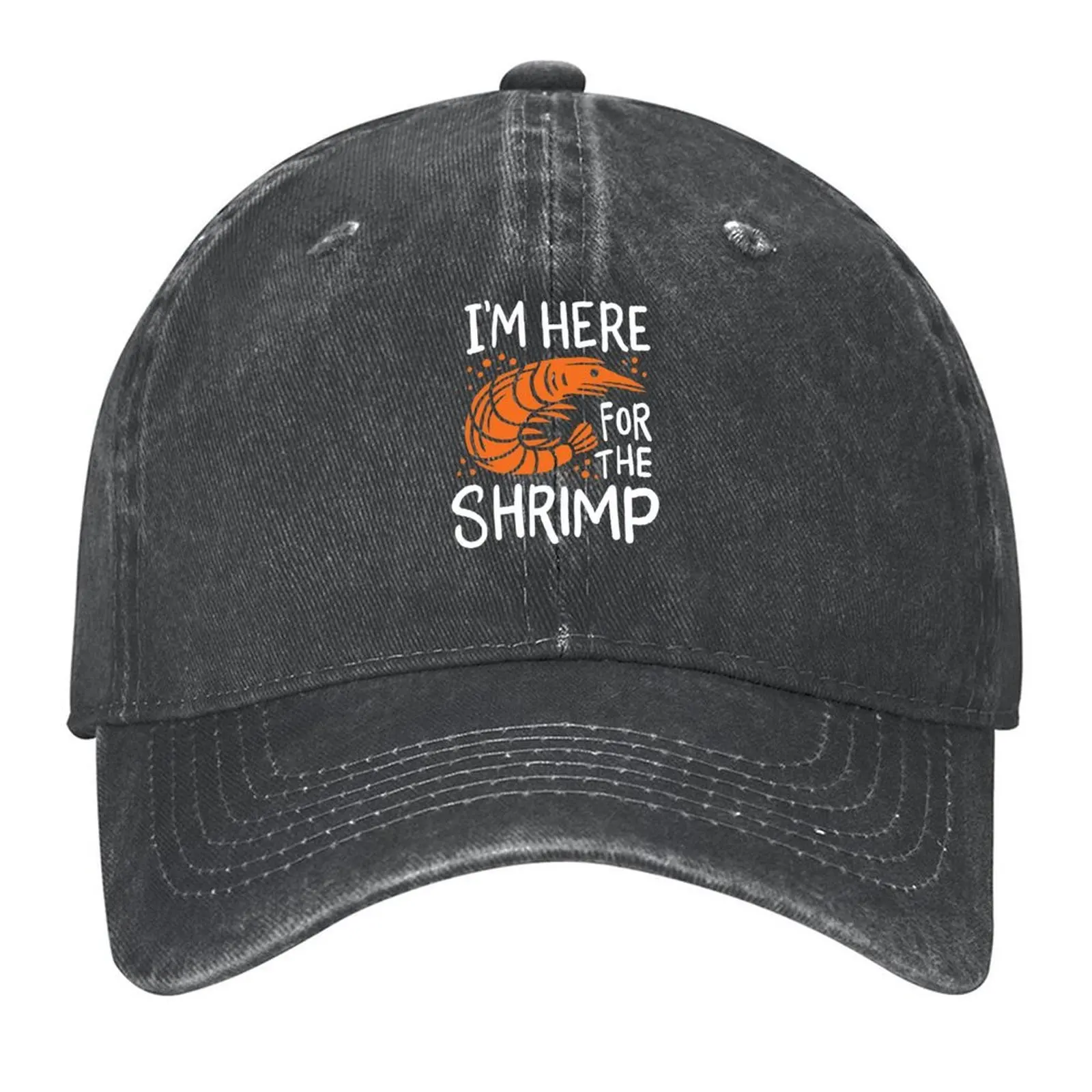 

Shrimp Seafood Baseball Cap Dropshipping Fishing cap Sun Cap Sunhat Baseball Men Women's