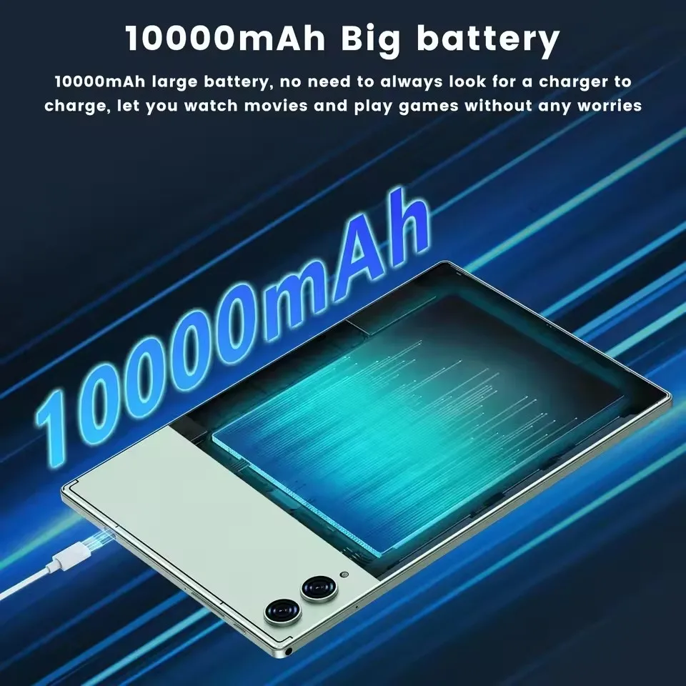 

Новинка 2025 года, оригинальный планшет S10 Ultra, Android 15, 22 ГБ + 2 ТБ, планшет, 10,1-дюймовый сенсорный планшет, ПК, WIFI, глобальная версия, 5G, двойная SIM-карта