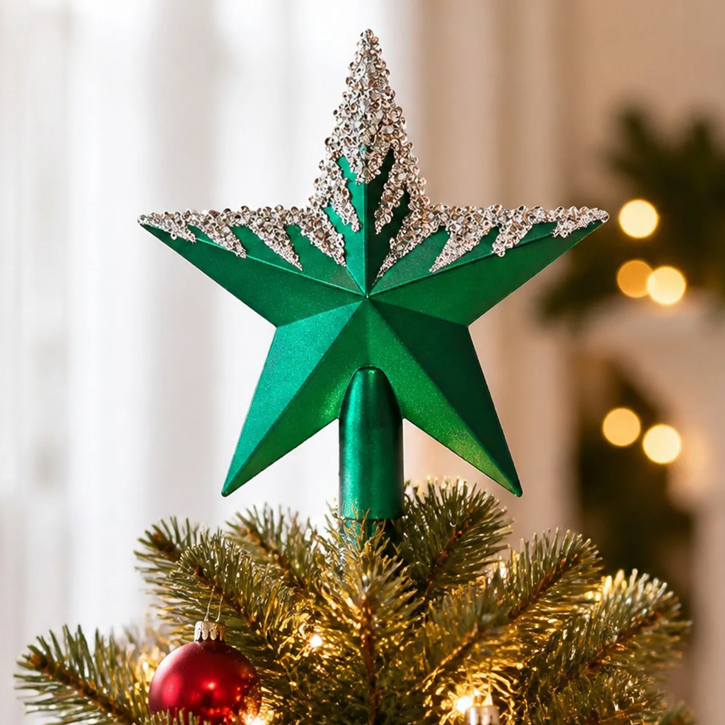 2027 Nowa Kolorowa Gwiazda na  – Star Tree Topper recenzja i cena
