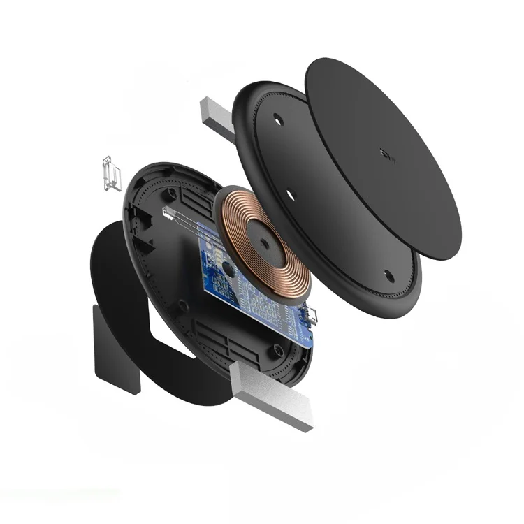 Wireless Mobile Phone Charger Qi-Certified 10W Max Fast Wireless Charging Pad for Galaxy S20 S10 S9 S8, Note 10 9 8