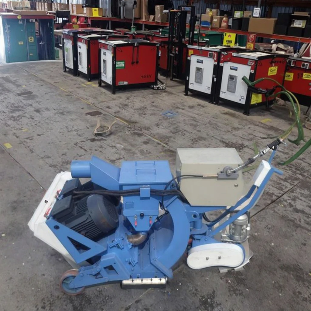 New Bridge Tunnel Hairline Shot Blasting Machine Mobile Road Shot Blasting Ship Deck Rust Removal Cleaning Machine